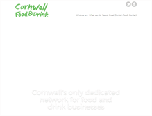 Tablet Screenshot of cornwallfoodanddrink.co.uk